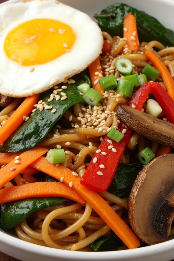 korean sweet potato stir fry