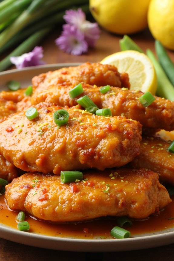 lemon chicken zesty tender delight