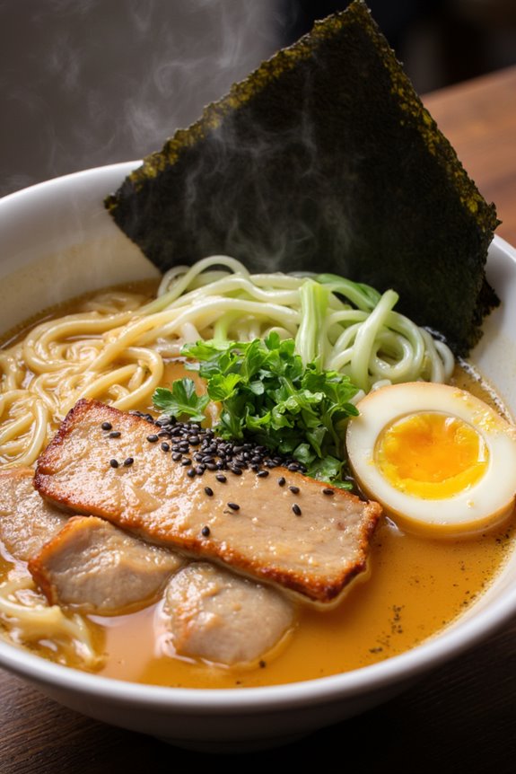 light savory japanese noodle soup