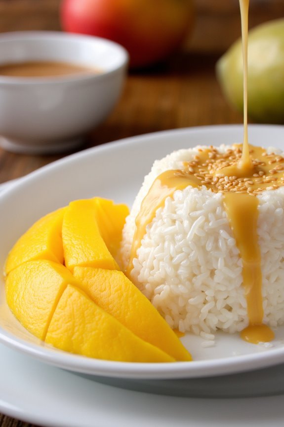 mango coconut rice delight