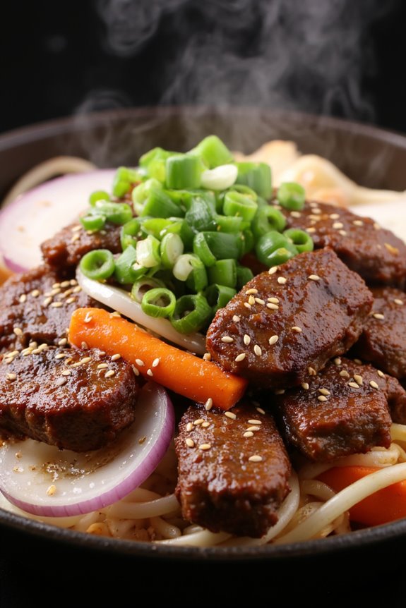 marinated beef stir fry delight