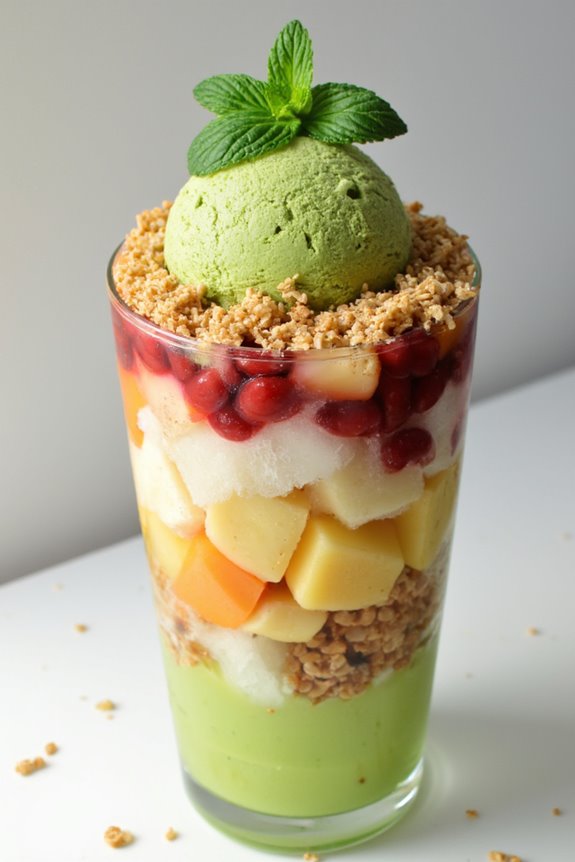 matcha infused halo halo delight