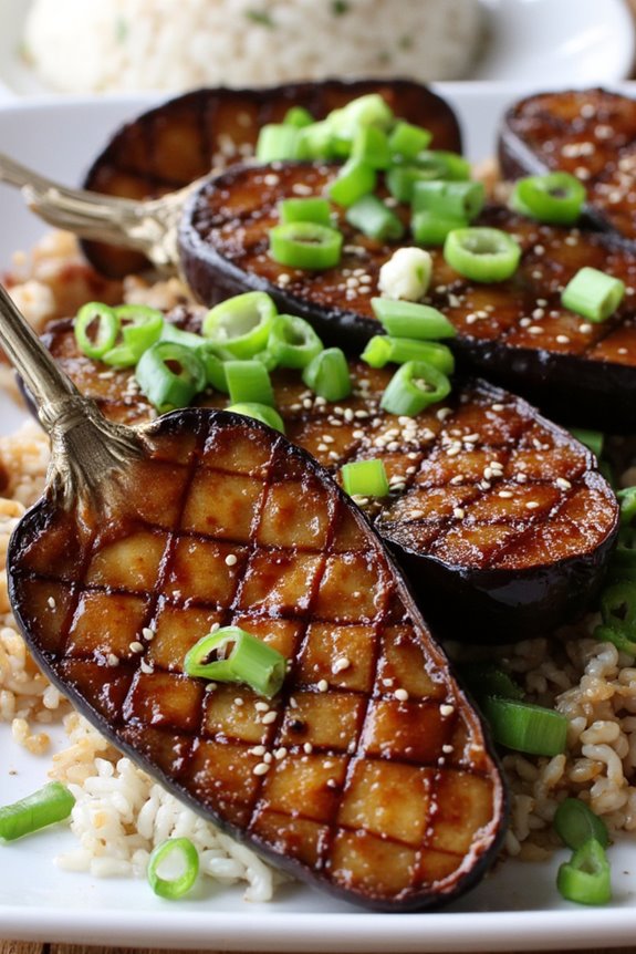 miso glazed eggplant recipe