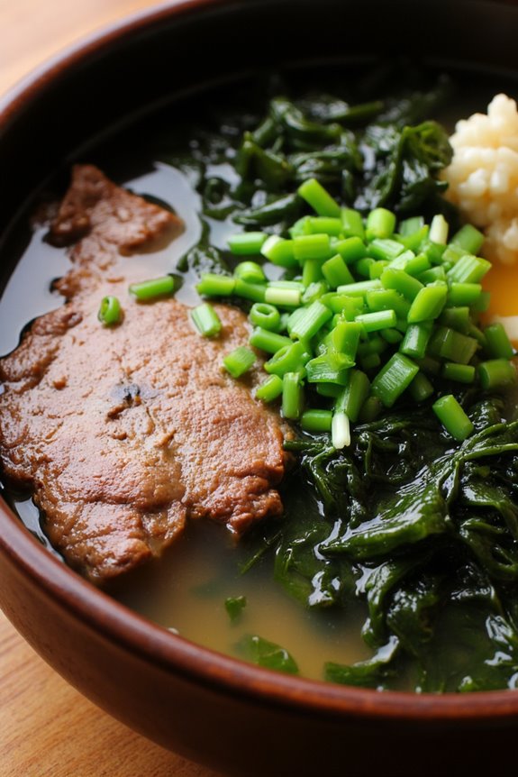 nourishing traditional seaweed soup