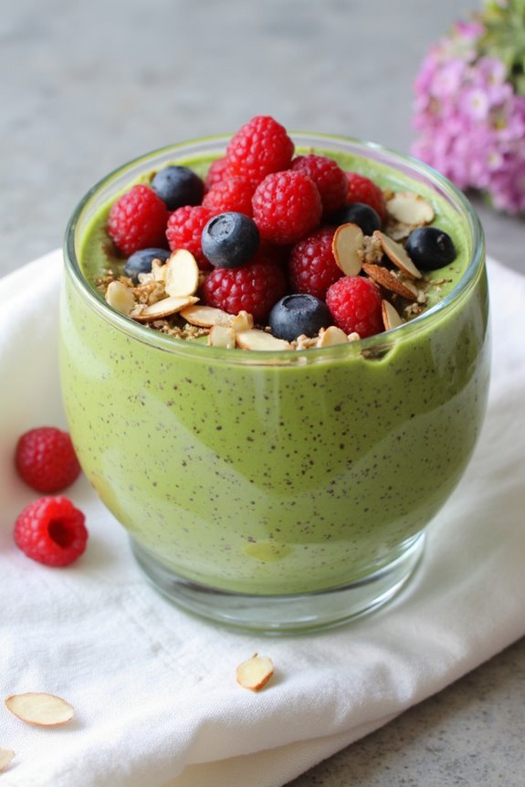 nutritious matcha chia pudding