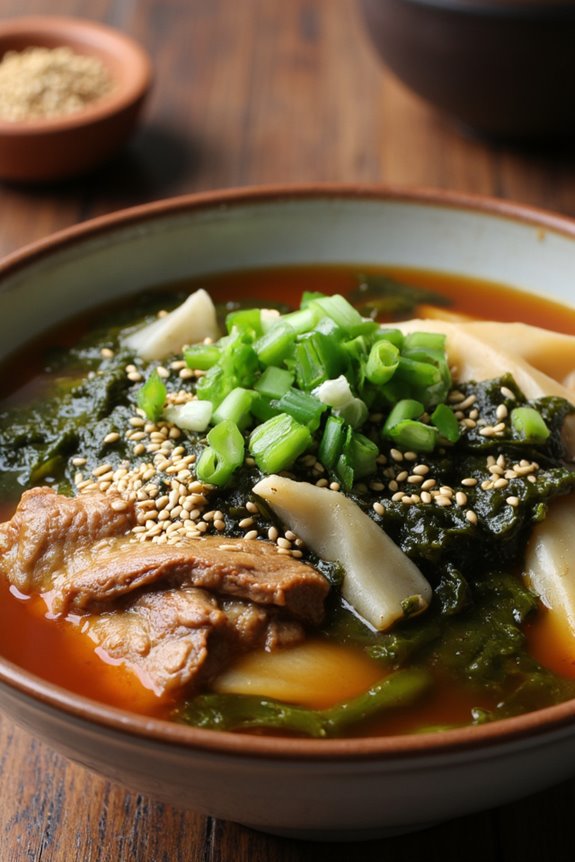 nutritious seaweed soup tradition