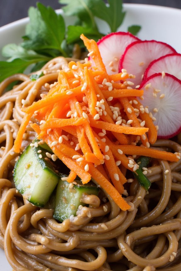 nutty chilled versatile noodles