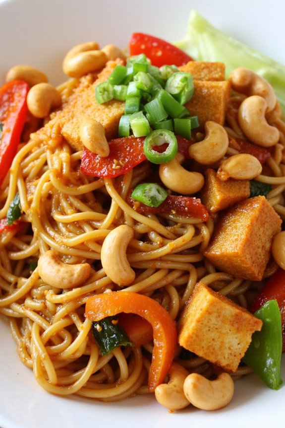 pancit canton with tofu