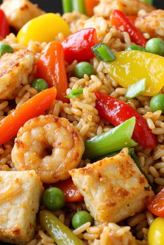 pineapple flavored stir fried rice