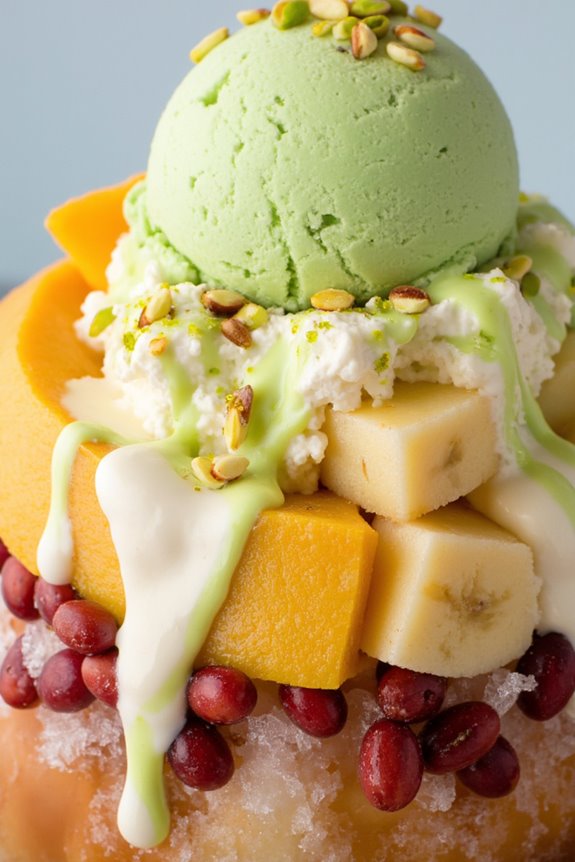 pistachio infused filipino dessert