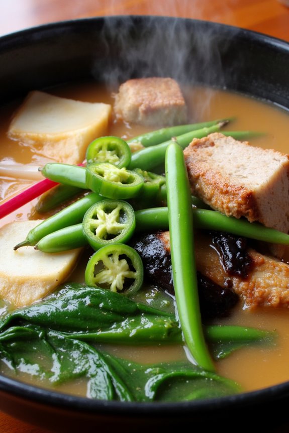 pork soup with miso