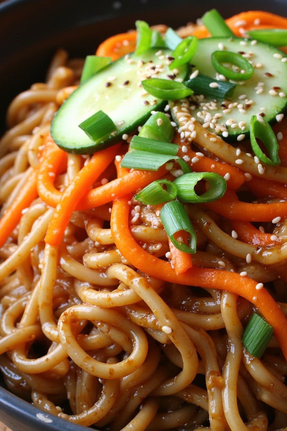 refreshing cold noodle dish