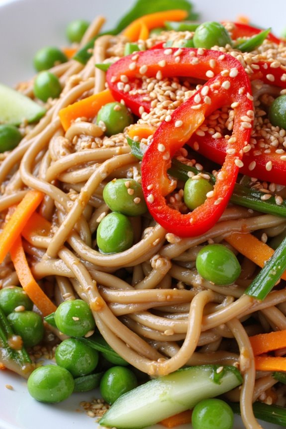revitalizing chilled soba salad