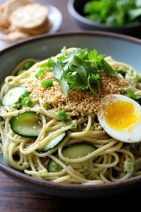 revitalizing cold noodle dish