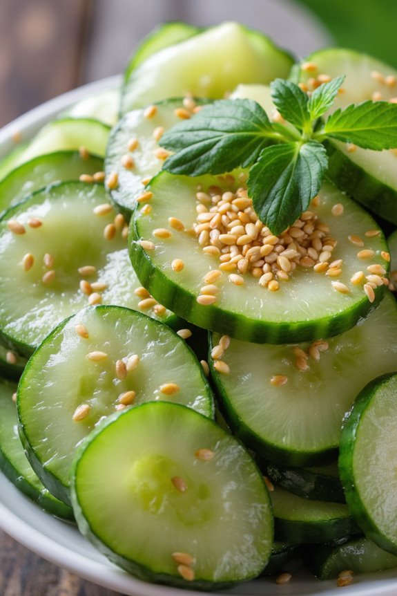 revitalizing japanese cucumber salad
