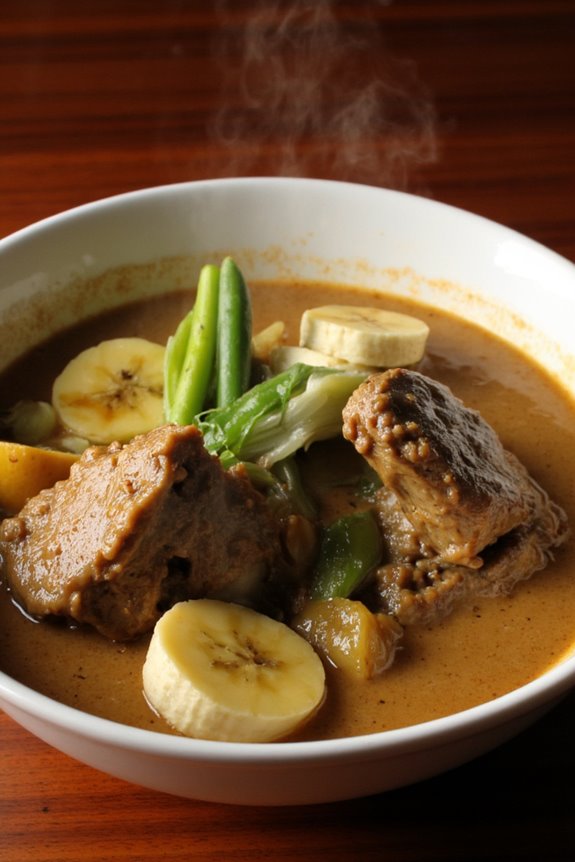 rich peanut butter stew