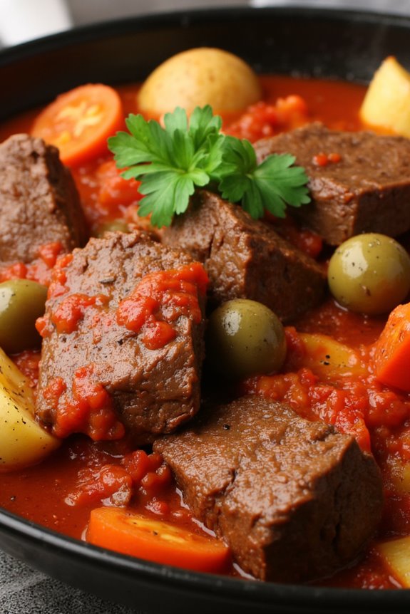 rich savory beef stew