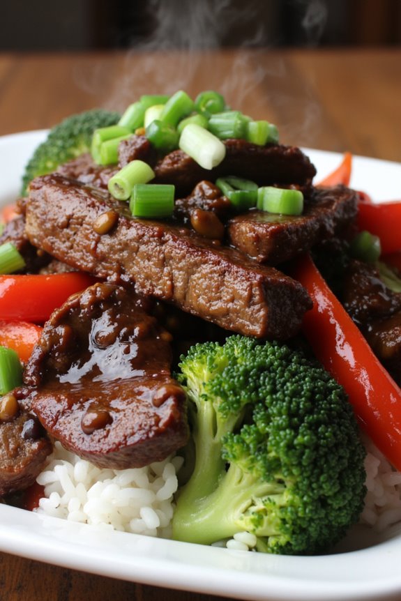 savory beef with vegetables