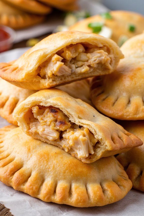 savory chicken adobo empanadas