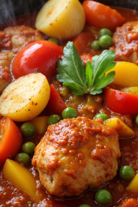 savory chicken stew delight