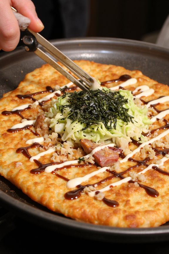 savory customizable japanese pancakes