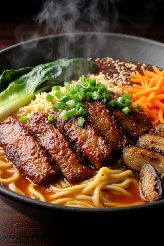 savory korean beef ramen