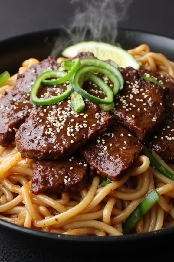 savory low carb mongolian beef