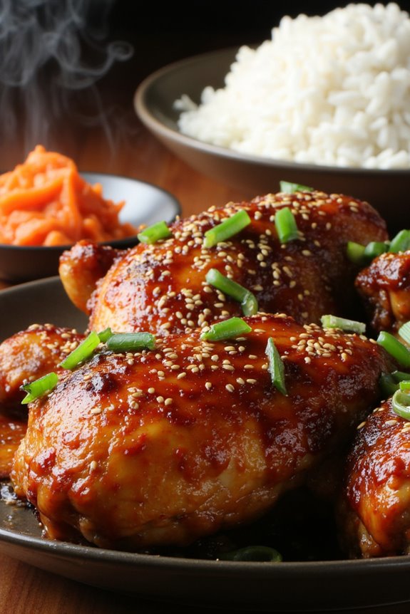 savory marinated chicken thighs