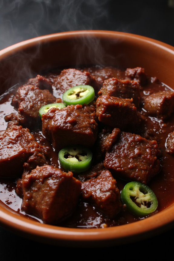 savory pork blood stew