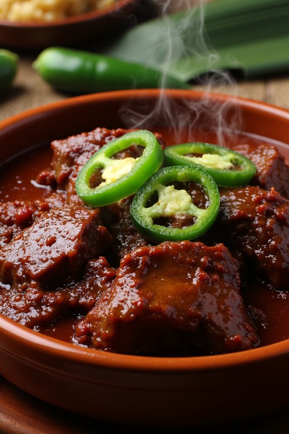 savory pork blood stew