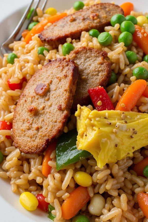 savory pork fried rice
