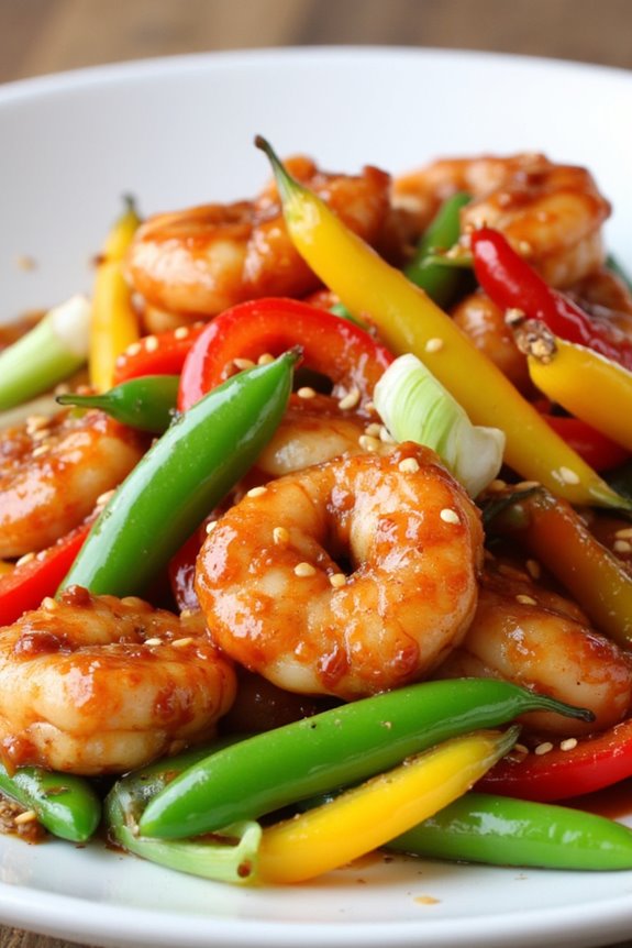 savory quick sesame shrimp