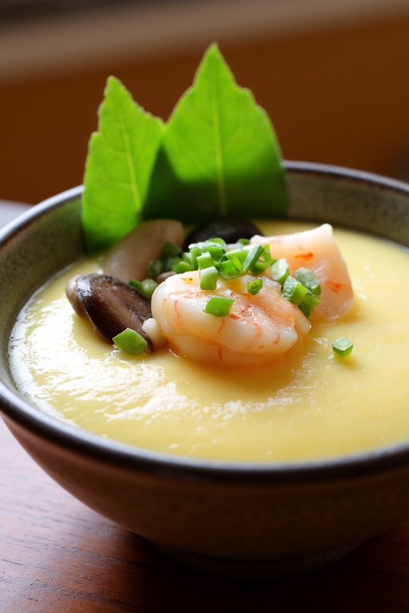 savory steamed egg custard