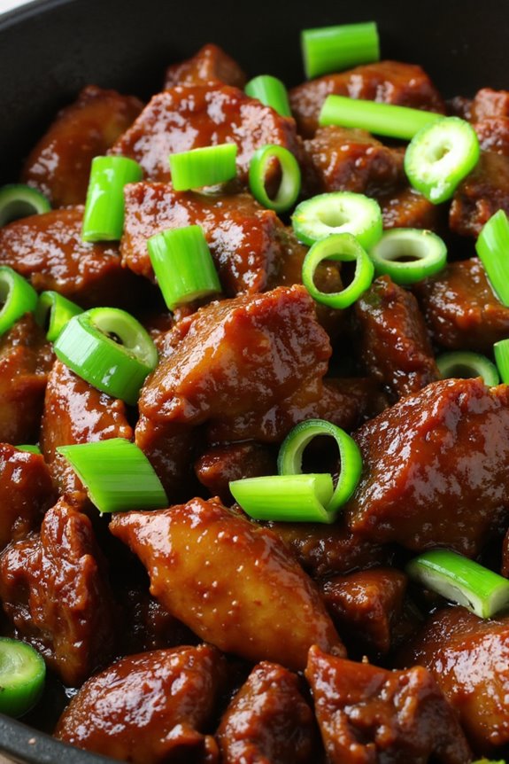 savory stir fried beef dish