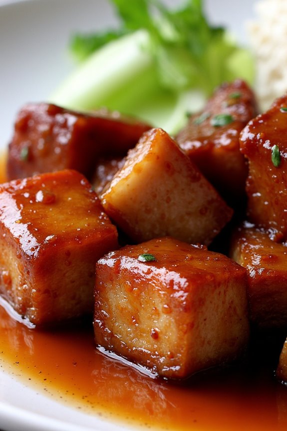 savory sweet braised pork