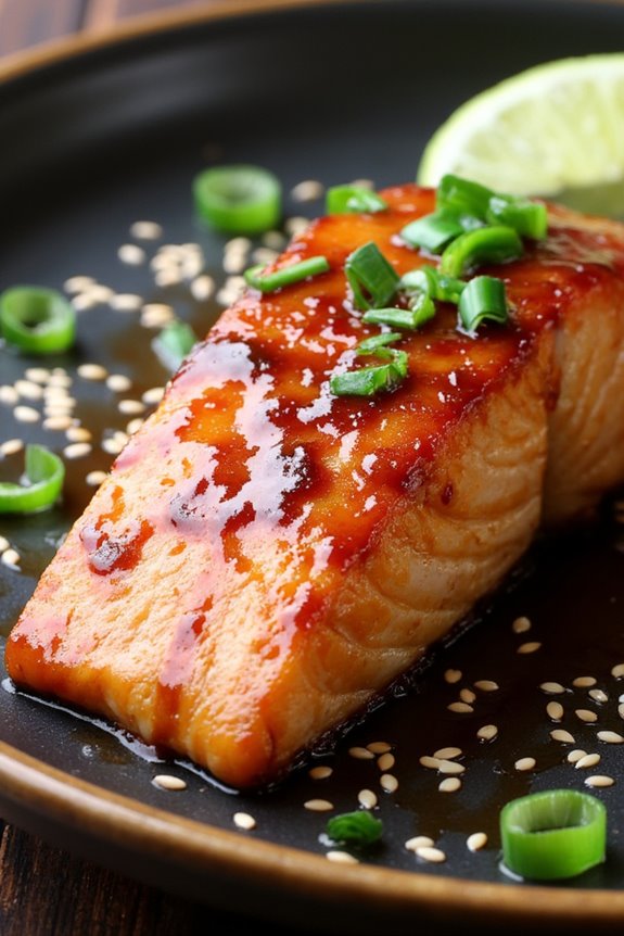 savory sweet salmon teriyaki dish