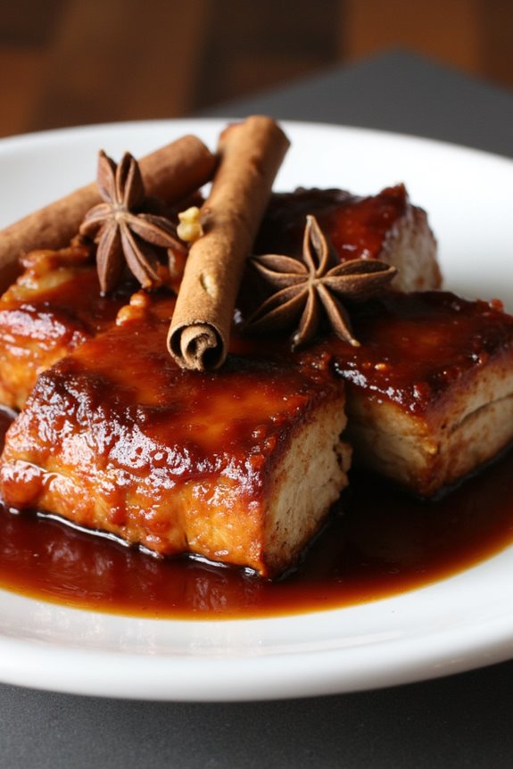 savory tender pork belly