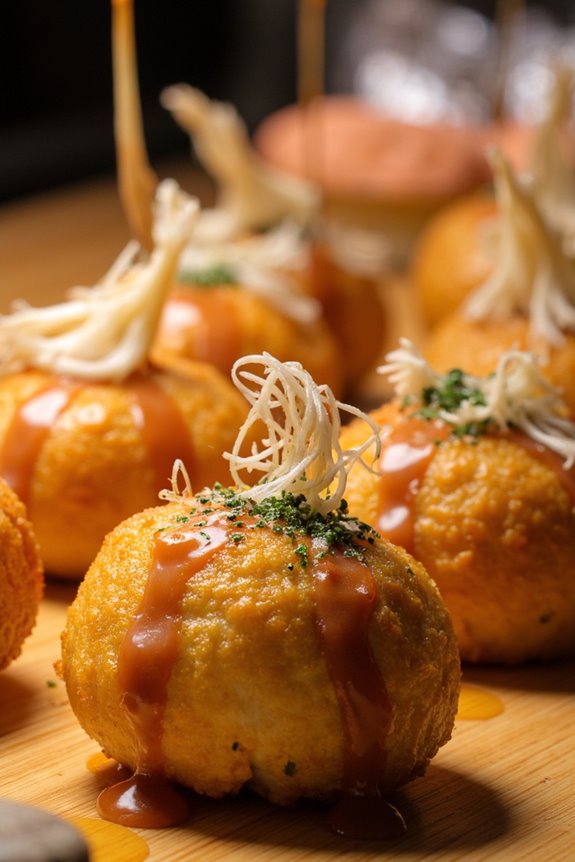 seafood filled takoyaki delight