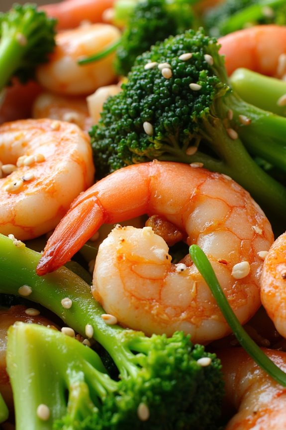 shrimp and broccoli stir fry