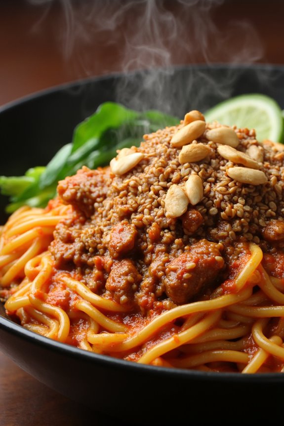 sichuan spicy noodle delight