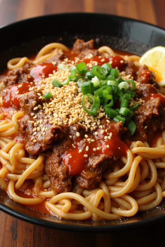sichuan spicy noodle delight
