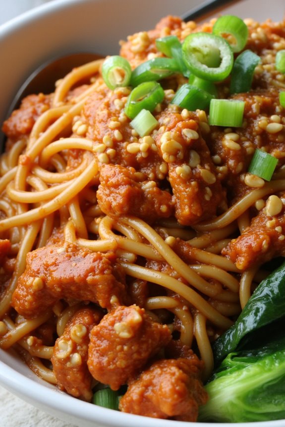 sichuan spicy noodle delight