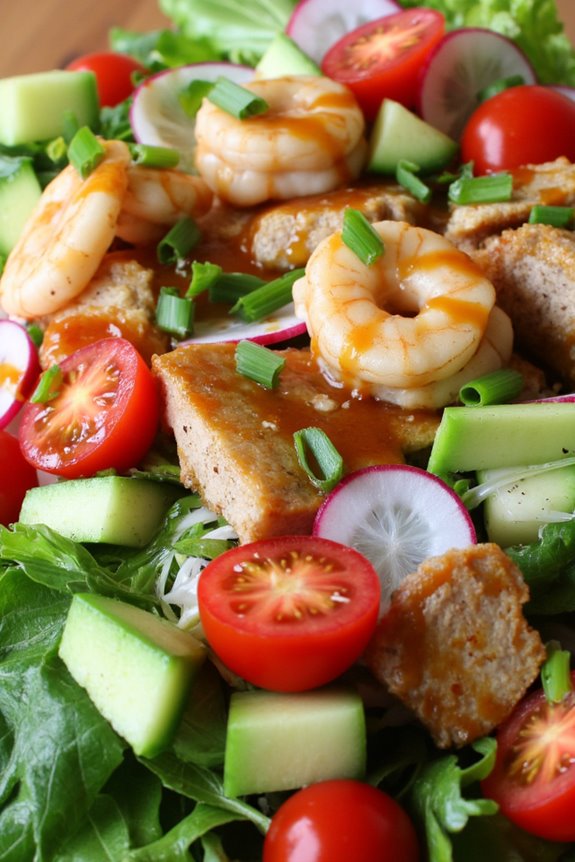 sinigang inspired vibrant salad