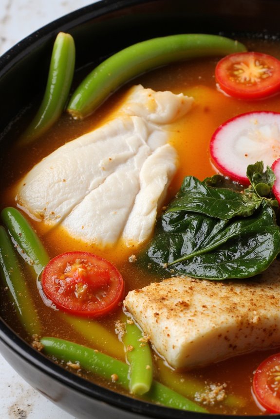 sour comforting fish soup