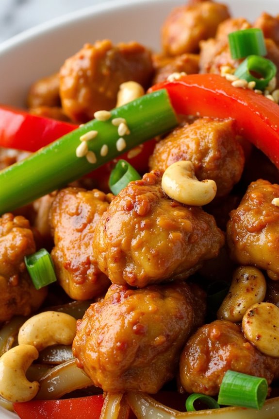spicy cashew chicken recipe