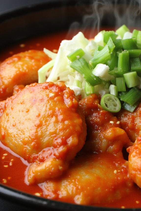 spicy chewy comforting street food