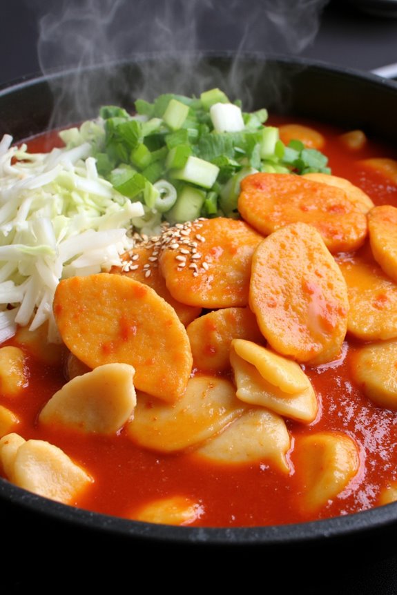 spicy chewy rice cakes
