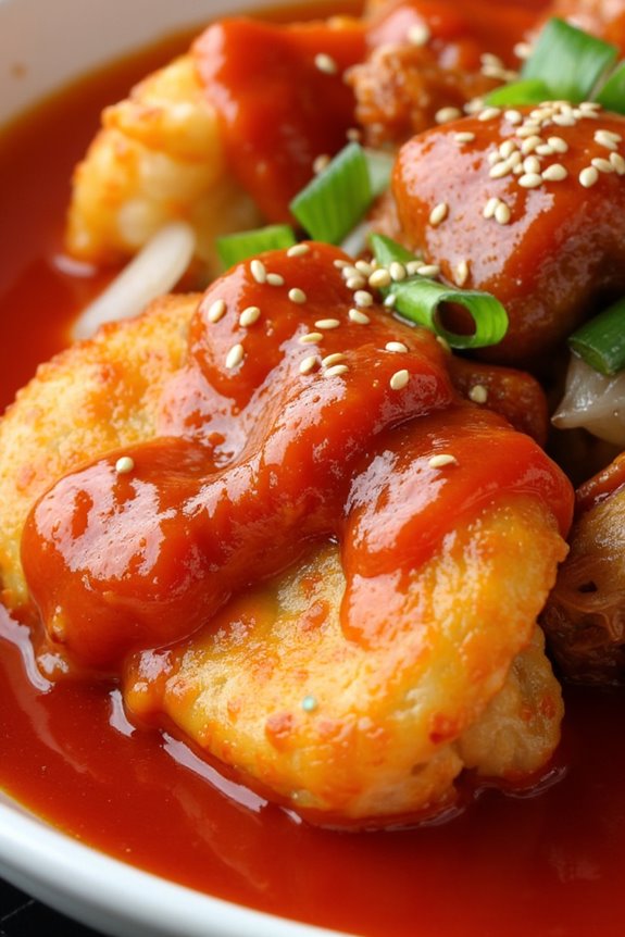 spicy chicken tteokbokki delight