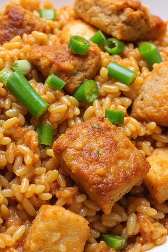 spicy coconut pork fried rice