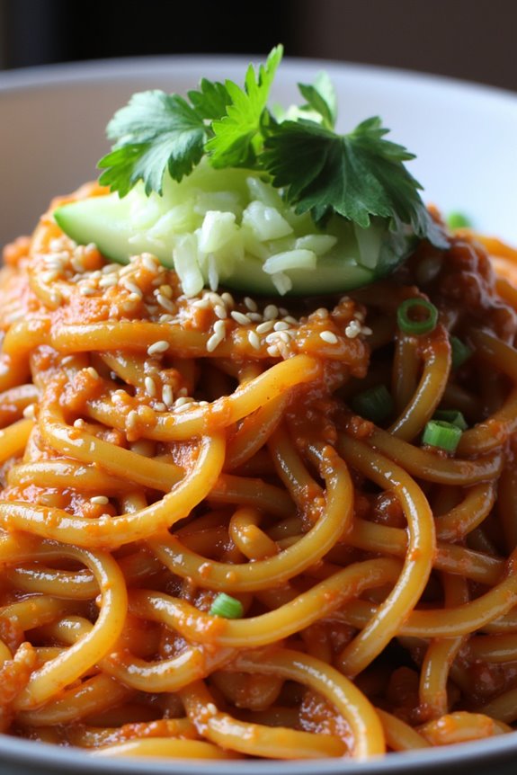 spicy cold noodle delight